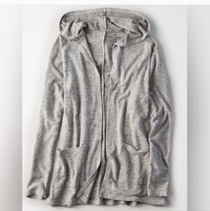 American Eagle Soft & Sexy Plush Hooded Cardigan ** Medium **